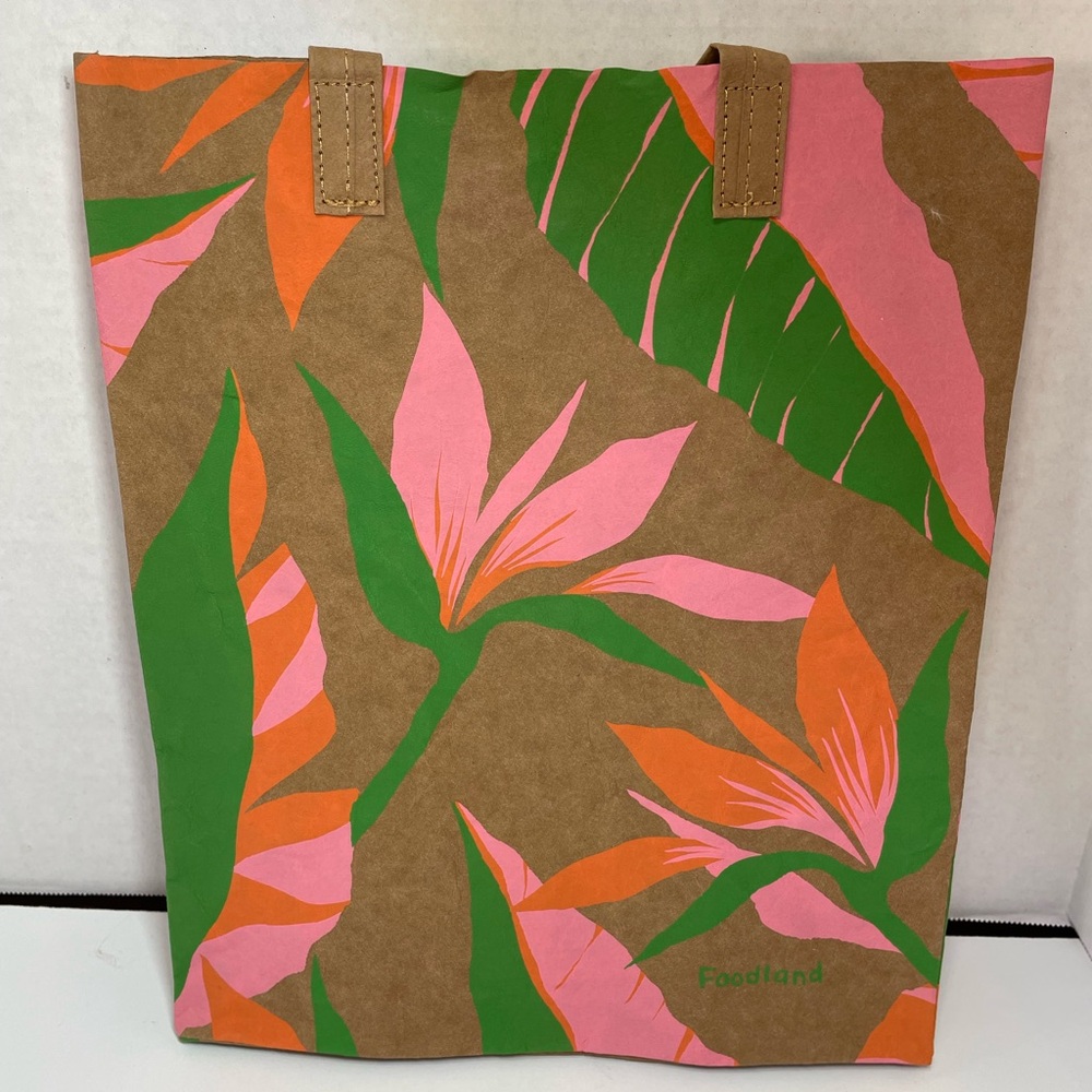 COPY - NWT Foodland Bird of Paradise Washable Paper Shopping Bag